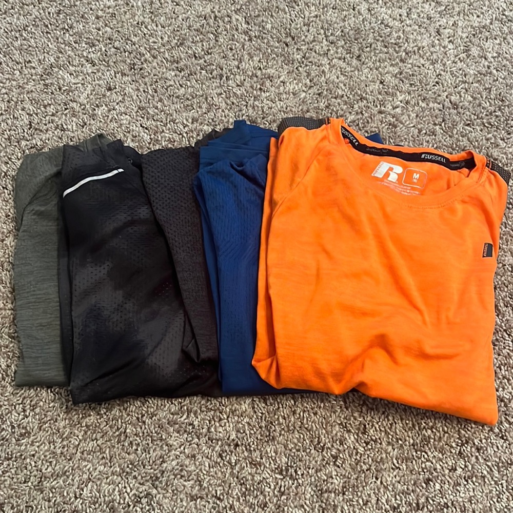 Bundle of 5 Russell drifit shirts